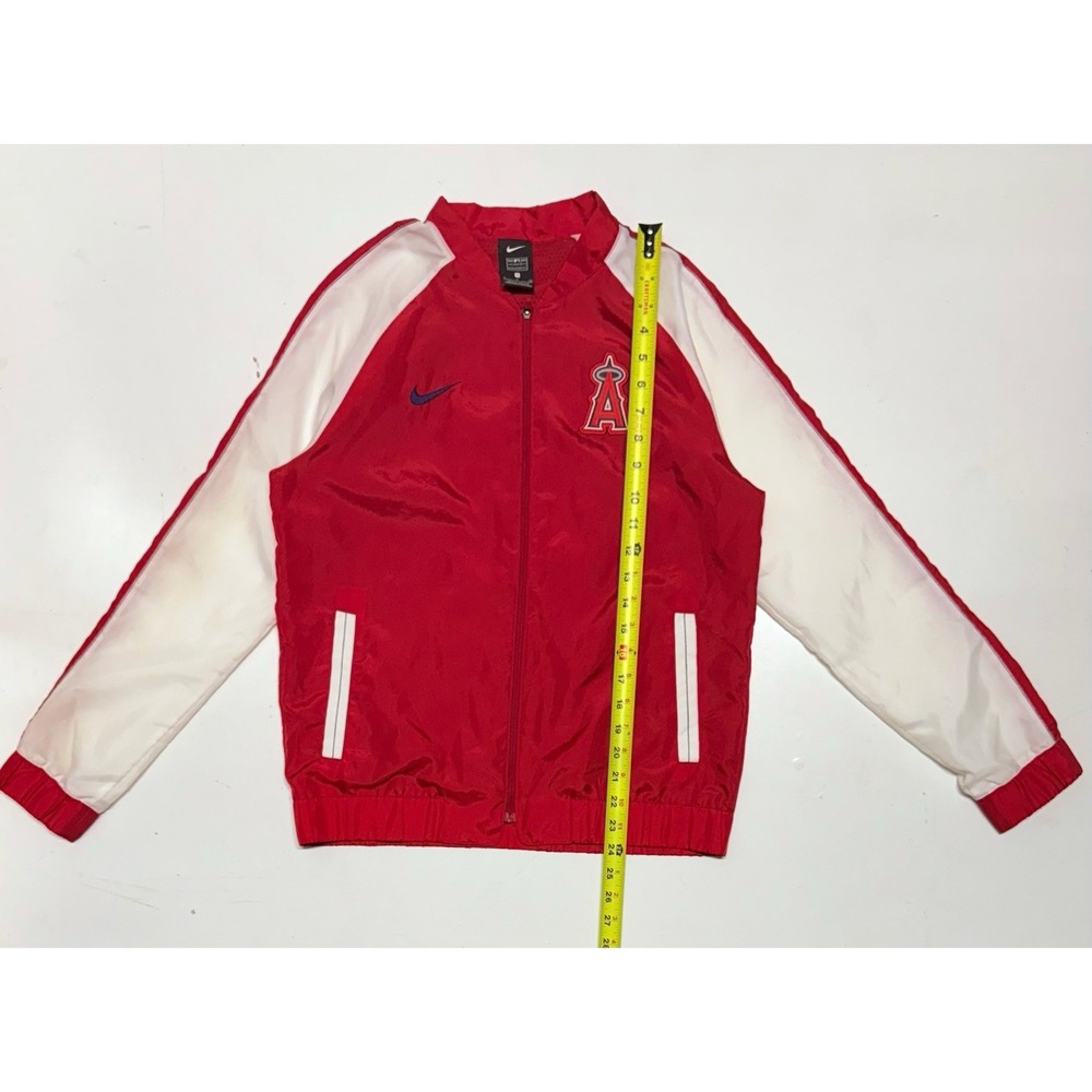 Nike MLB Los Angeles Angels Windbreaker Jacket Men's Small Red White